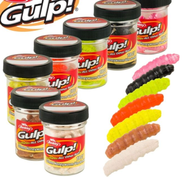 Gulp! 33mm Honeyworm Bubblegum