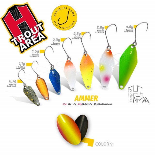 Ammer spoon 2.5 gr color 91