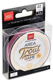 Area trout game PE Braid x4 75 mt 0.071mm 2.8 kg color pink