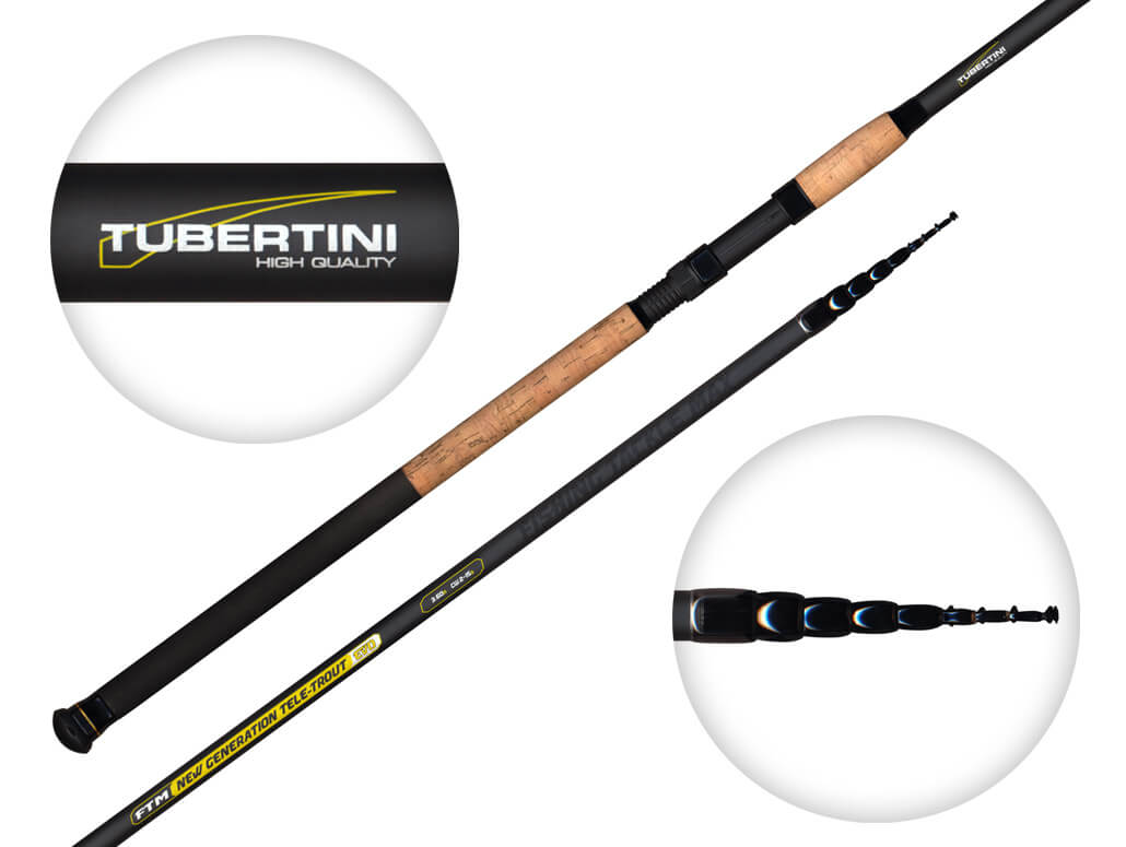 Tubertini FTM New Generation Tele-Trout Evo 3.30m 2-15 gr - De webshop voor forelvissers. 1e TFT Team in België.