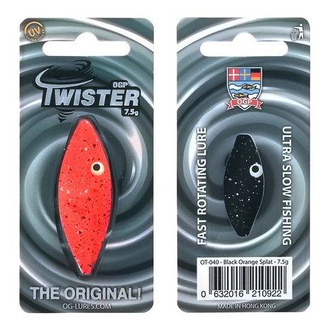 ogp Twister 7,5 gr Black Orange Splat