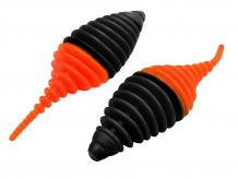 FTM Omura Baits Pongo (Black/neon Orange, Garlic)