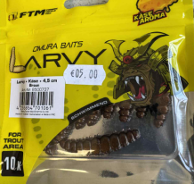 FTM Omura Baits Larvy Cheese Flavour 4.5CM Brown