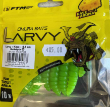 FTM Omura Baits Larvy Cheese Flavour 4.5CM Dark Green