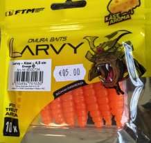 FTM Omura Baits Larvy Cheese Flavour 4.5CM Orange