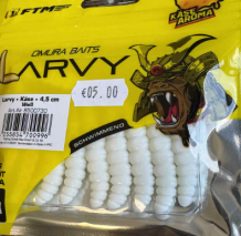 FTM Omura Baits Larvy Cheese Flavour 4.5CM White