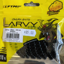 FTM Omura Baits Larvy Cheese Flavour 4.5CM Black