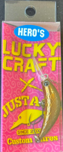 Lucky CraftXJustAce Unfair 35F 35MM 2.1Gr Gold/Green 9735