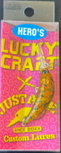 Lucky CraftXJustAce Unfair 35F 35MM 2.1Gr Gold/Black Dots 4573