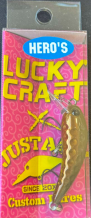 Lucky CraftXJustAce WAH 40F 40MM 3.0Gr Gold/Green 9735