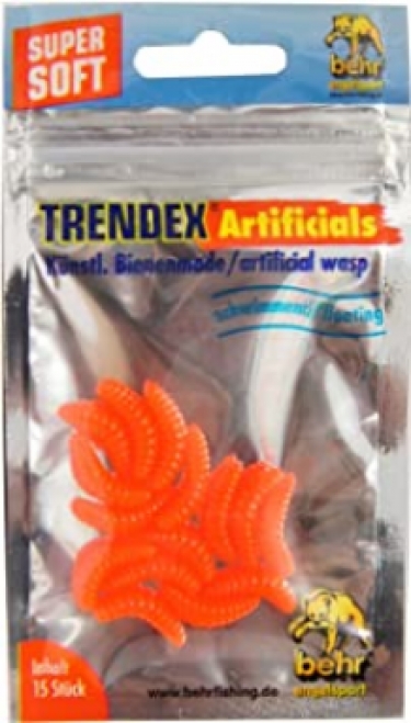 Trendex artificials bienenmaden floating orange glitter