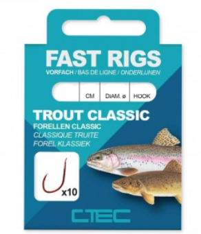 Ctec Trout Classics 75CM 0.18MM Haak #10