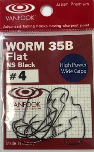 VANFOOK WORM 35B FLAT NS BLACK #4