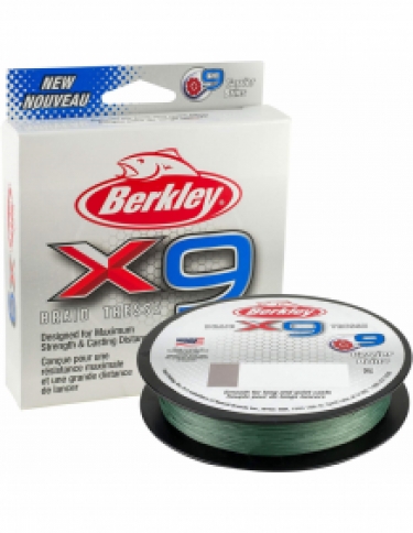Berkley X9 Braid LowVisual Low-vis Green 0.08mm