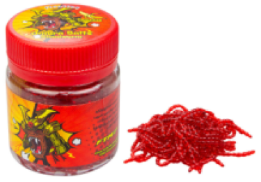 Omura baits bloodworm Banaansmaak