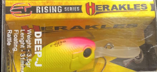 Herakles Deep-J Chartreuse Pink Head 3.5GR 31MM Floating rattle