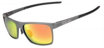 Gamakatsu G-Glasses Alu grey/red mirror Polarized