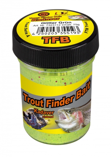 Troutfinder Kadaver zinkend Glitter Groen