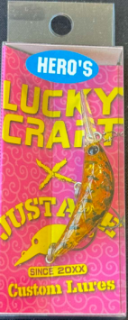 Lucky CraftXJustAce Unfair 35F 35MM 2.1Gr Gold/Black Dots 4573