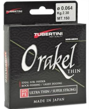 Tubertini Orakel Thin Moss Green 0.074MM 3.15KG 150M