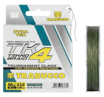 Trabucco Dyna Tex TK4 Tekno Braid 0.4 4.5KG 150M Dark Green