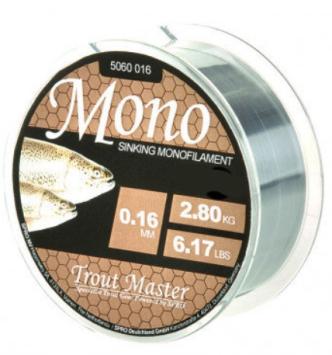 Trout master Mono 0.22mm 4.9KG 200M Clear