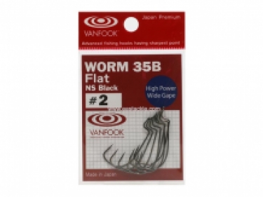 VANFOOK WORM 35B FLAT NS BLACK #2