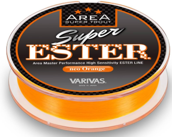 Varivas Area Super Trout Super Ester Neo Orange 0.117MM 0.5 2.3LB 140M